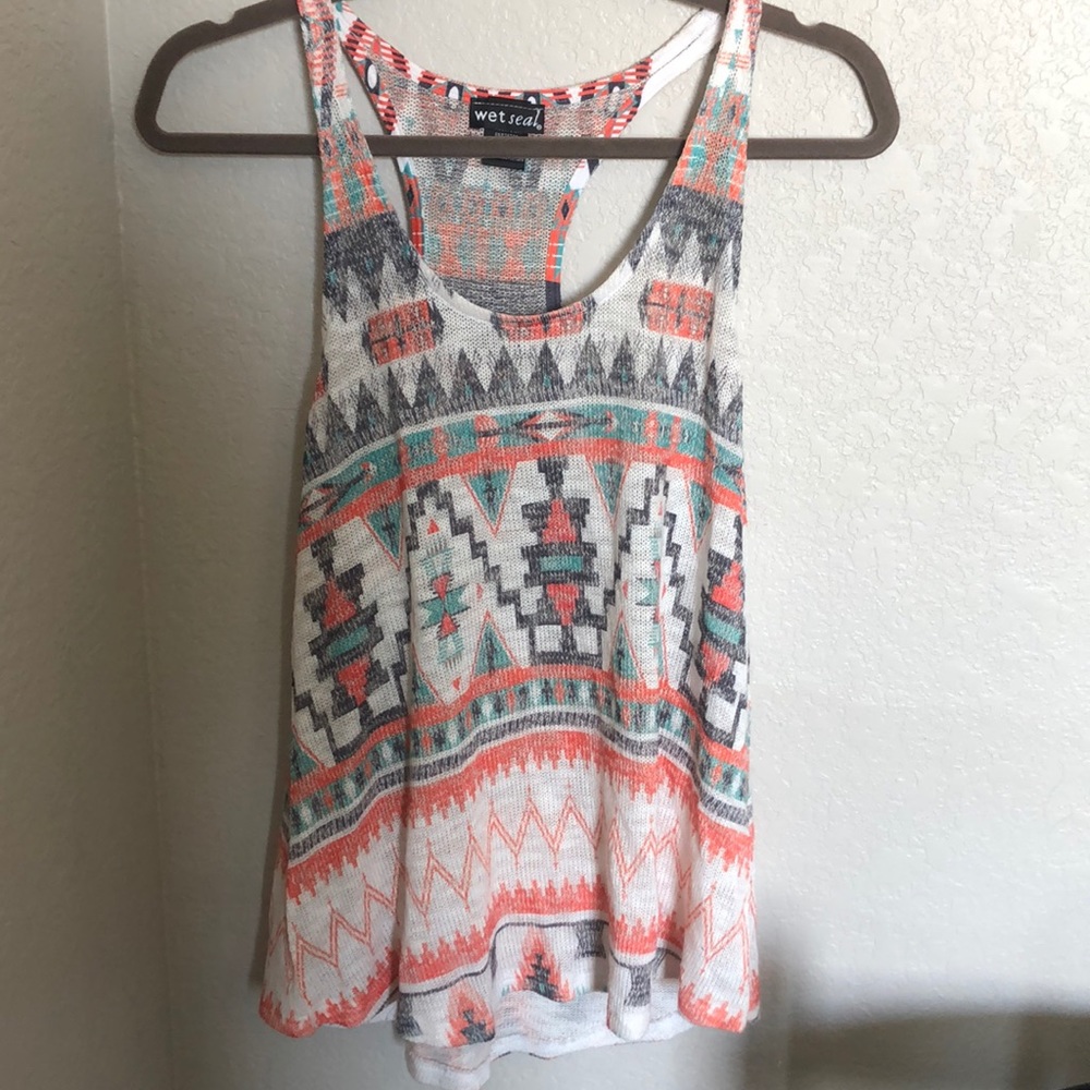 Tribal Design Tank Top